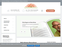 Tablet Screenshot of esperanza-psicologos.com